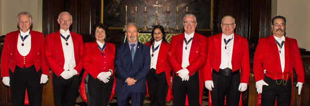 Members of The English Toastmasters Association in London
