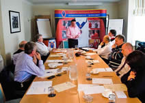 wedding toastmaster members meeting day with wedding photographer Davd Islip guest speakers