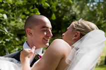 Bride and bridegroom 