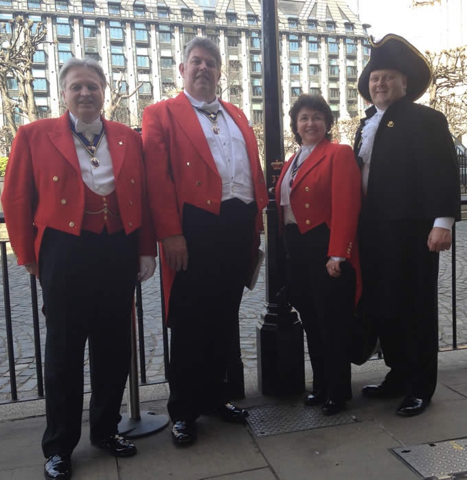 The English Toastmasters Association visit Westminster to celebrate St. George's Day