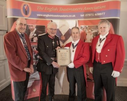 The English Toastmasters Association at The County Hotel, Chelmsford in the presence of The Lord Lieutenant of Essex - Lord Petre