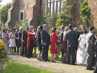 Toastmaster Richard Palmer at Layer Marney Tower