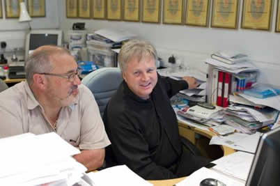 Toastmaster Tony Smith at the Head Quarters of the English Toastmasters Association working on the Optimisation of the Essex Wedding Professional website for Tony