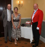 Toastmaster Garry Smith working at a Ruby Anniversary celebration
