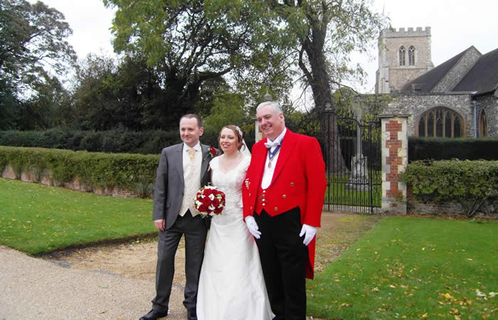 Wedding toastmaster in Hertfordshire George Marshall
