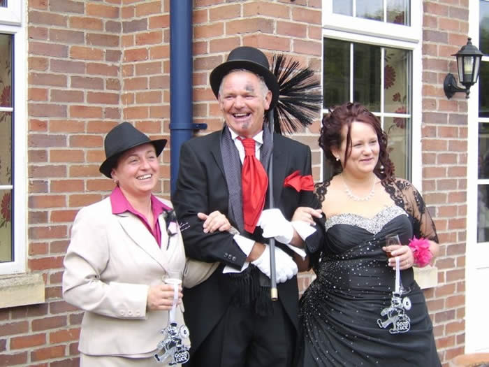 Wedding Toastmaster and Kent Wedding Chimney Sweep at Gay Partnership