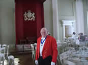 Toastmaster Ted Prior at Hylands House, Essex
