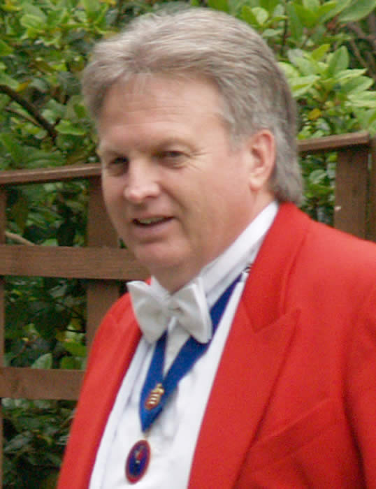 Toastmaster and Master of Ceremonies Richard Palmer